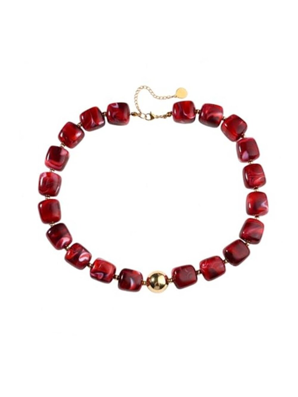 Beaded Necklaces for Women Chunky Necklace Colorful Beaded Necklace
